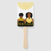 Black Women Stammesnetzwerke AFRIKANISCHEN Erbe Fächer (Rückseite)