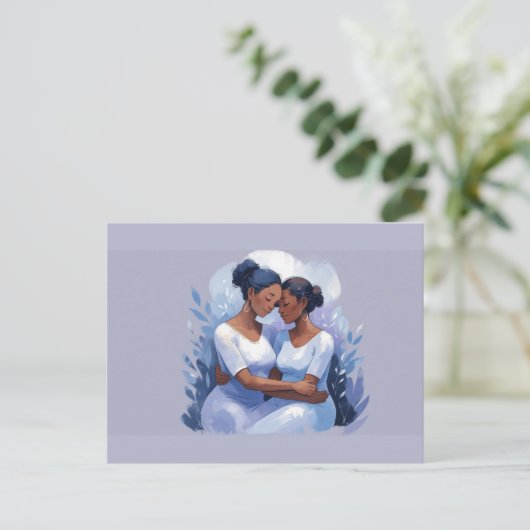 Black Women Vielen Dank Postcard Postkarte (Stehend Vorderseite)