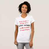 Black Womens Mental Health Awareness Zitat Sprichw T-Shirt (Vorne ganz)
