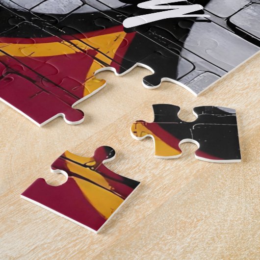 Black Women's Quote | City Skyline in Sunglasses Puzzle (Seite)