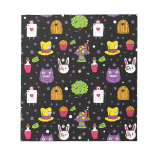 black Wonderland Notizblock