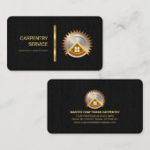 Black Wood Electric Zuhause Säge Visitenkarte (Vorne/Hinten)