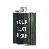 Black Wood personalisieren Flachmann (Links)