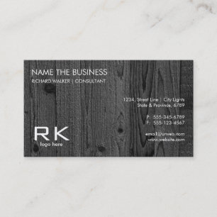 Black Wood Texture Elegante Berufliche Anwältin Visitenkarte
