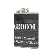 Black Wood Trauzeuge Flachmann (Links)