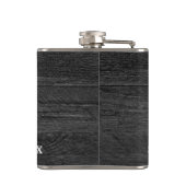 Black Wood Trauzeuge Flachmann (Rückseite)