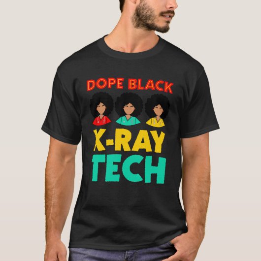 Black XRay Tech Week Melanated Black History Xray T-Shirt (Vorderseite)