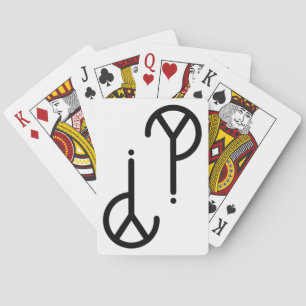 Black Y? Symbol Playing Cards Spielkarten