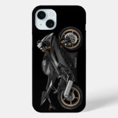 Black Yamaha Yzf - R6 Motorrad Case-Mate iPhone Hülle (Rückseite)