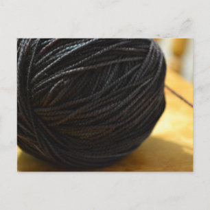 Black Yarn Postkarte