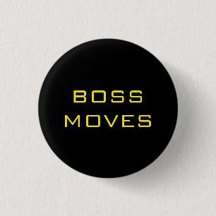 BLACK-YELLOW-BOSS BUTTON