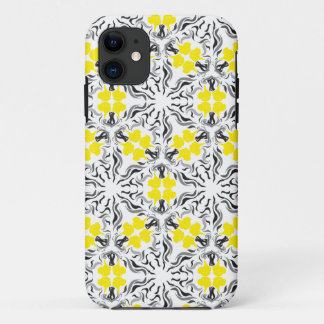 Black Yellow Great Danes iPhone 11 Hülle