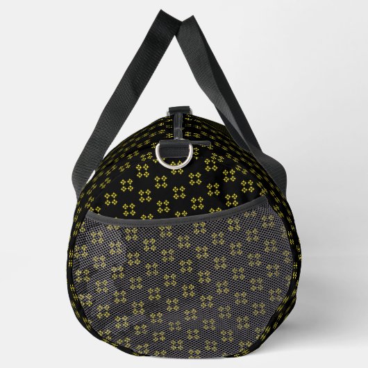 Black & Yellow Large Duffle Bag (Rechts)