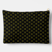 Black & Yellow Large Zubehörtasche (Rückseite)