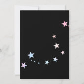 Black & Yellow Let's Roll Skaten Birthday Party Einladung (Rückseite)