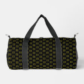 Black & Yellow Small Duffle Bag (Vorderseite)