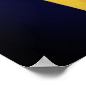 Black Yellow Stargazer EQUILIBRIUM Poster (Ecke)