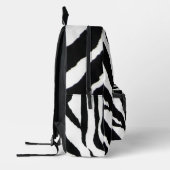Black Zebra Bedruckter Rucksack (Links)