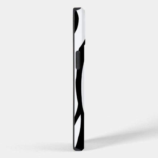 Black Zebra Print Case-Mate iPhone Hülle (Rückseite / Rechts)