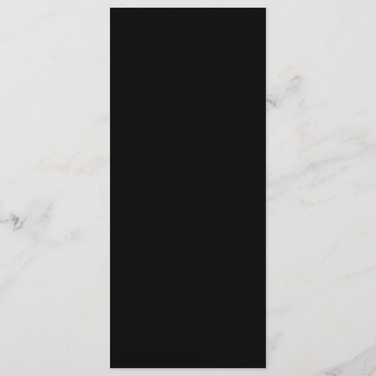 Black Zebra Print Monogram Wedding Program Programm (Rückseite)