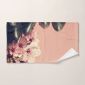 Black Zen Stones Blume Badhandtuch Set (Handtuch)