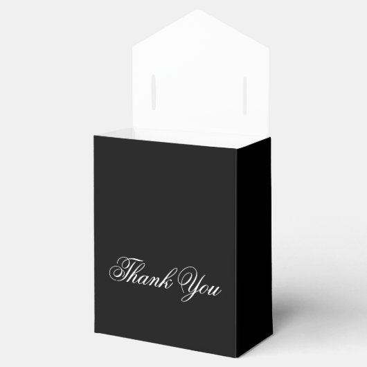 Black Zent Gastgeschenk Hochzeit Geschenkschachtel (Geöffnet)