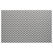 Black Zigzag Ikat & Custom White Background Stoff (Yard (91,4 cm))
