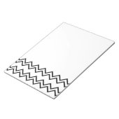 Black Zigzag Notizblock (angewinkelt)