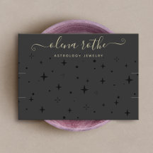 Black Zodiac Celestial Star Necklace Bracelet