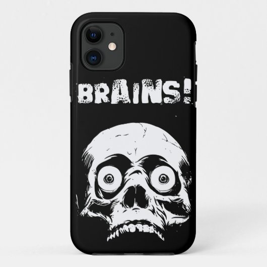 Black Zombie Brains iPhone 5 Case Romero Stil (Rückseite)