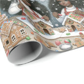 Black Zwillinge Ingwer Brot Haus Packpapier (Rolleneckpunkt)