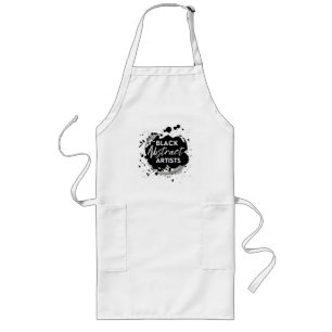 BlackAbstractArtists Schürze Smock