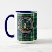 Blackadder Clan Abzeichen & Tartan Tasse (Links)