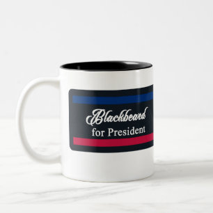 Blackbeard für Präsident Zweiton Tasse