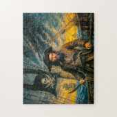 Blackbeard Pirate Storm Portrait Puzzle (Vertikal)