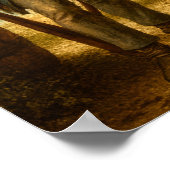 Blackbeard The Pirate With Smoking Beard Poster (Ecke)