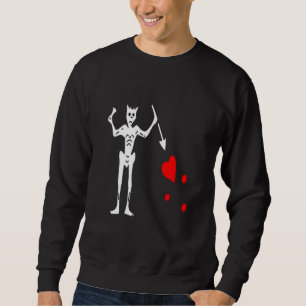 Blackbeard-Weiß Sweatshirt