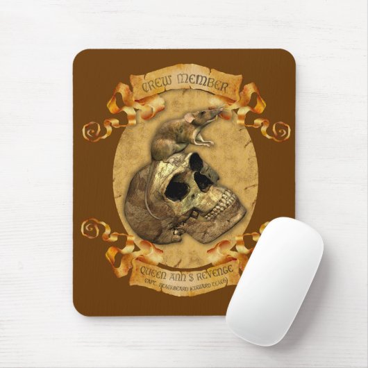Blackbeards Crew Mousepad (Mit Mouse)