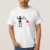 Blackbeards Flagge T-Shirt (Vorderseite)