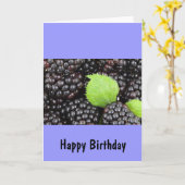 Blackberries Karte (Gelbe Blume)