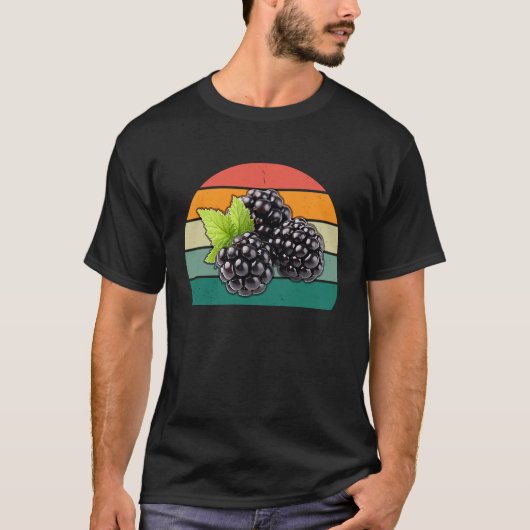 Blackberries Organic Fresh Men Women Children T-Shirt (Vorderseite)