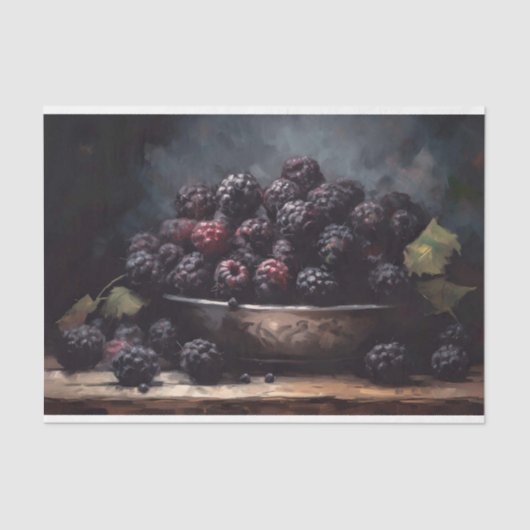 BlackBerry 1 Dekoupage Paper Seidenpapier (Vorderseite)