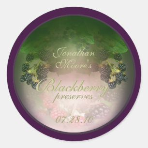 BLACKBERRY 3 RUNDER AUFKLEBER