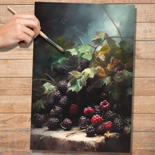 BlackBerry 4 Dekoupage Paper Seidenpapier