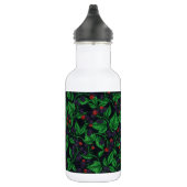 BlackBerry auf dunkelgrau Edelstahlflasche (Rechts)