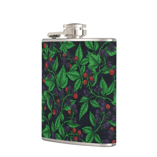 BlackBerry auf dunkelgrau Flachmann (Links)