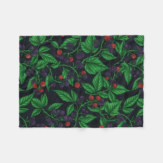 BlackBerry auf dunkelgrau Fleecedecke (Vorderseite (Horizontal))