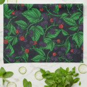 BlackBerry auf dunkelgrau Geschirrtuch (Gefaltet)