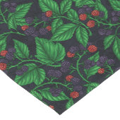 BlackBerry auf dunkelgrau Kurzer Tischläufer (Ecke)