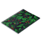 BlackBerry auf dunkelgrau Notizblock (Linke Seite)